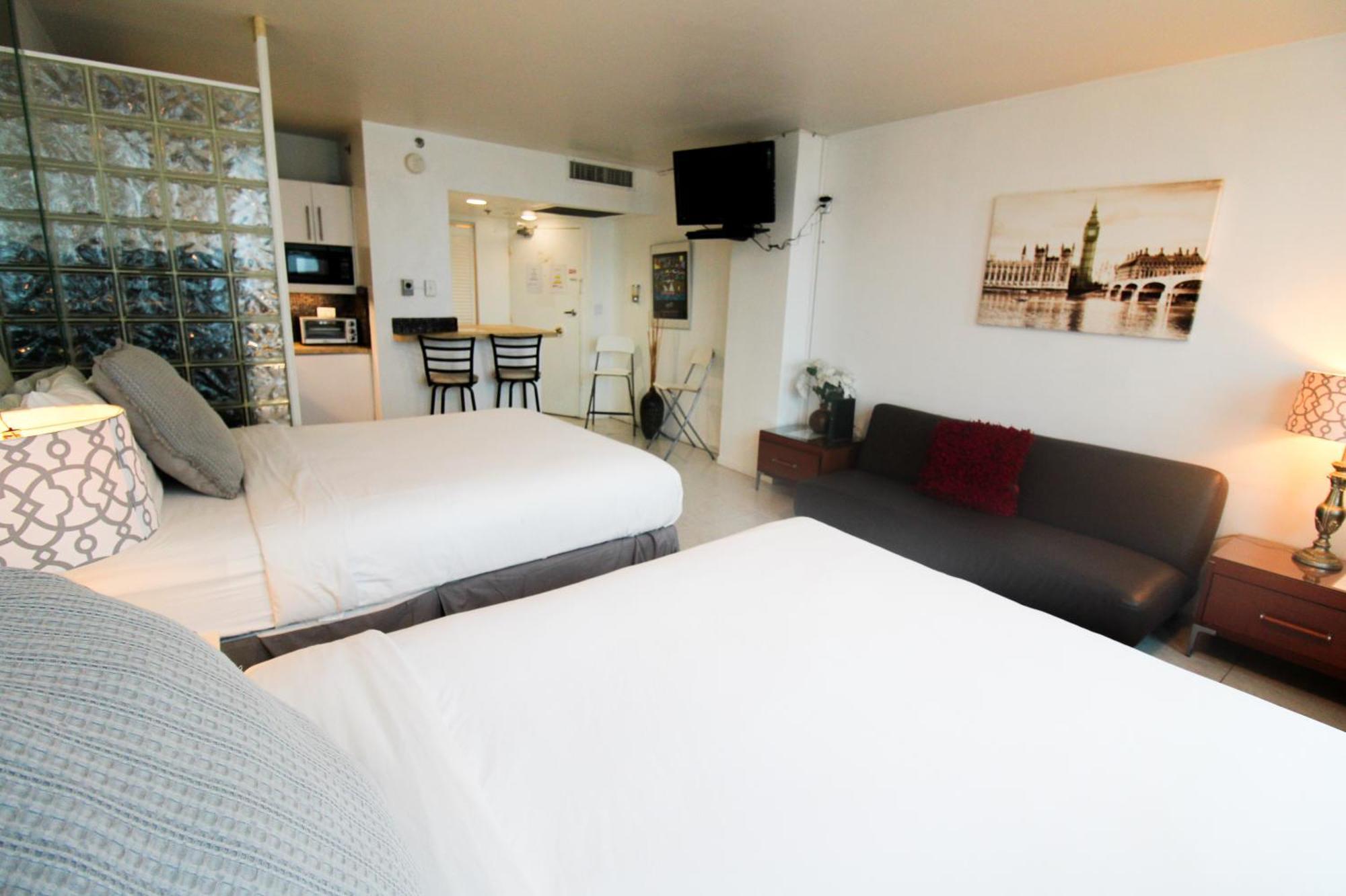 Castle 1120 Bayview Studio, Access, Pool, Tennis, Free Parking Miami Beach