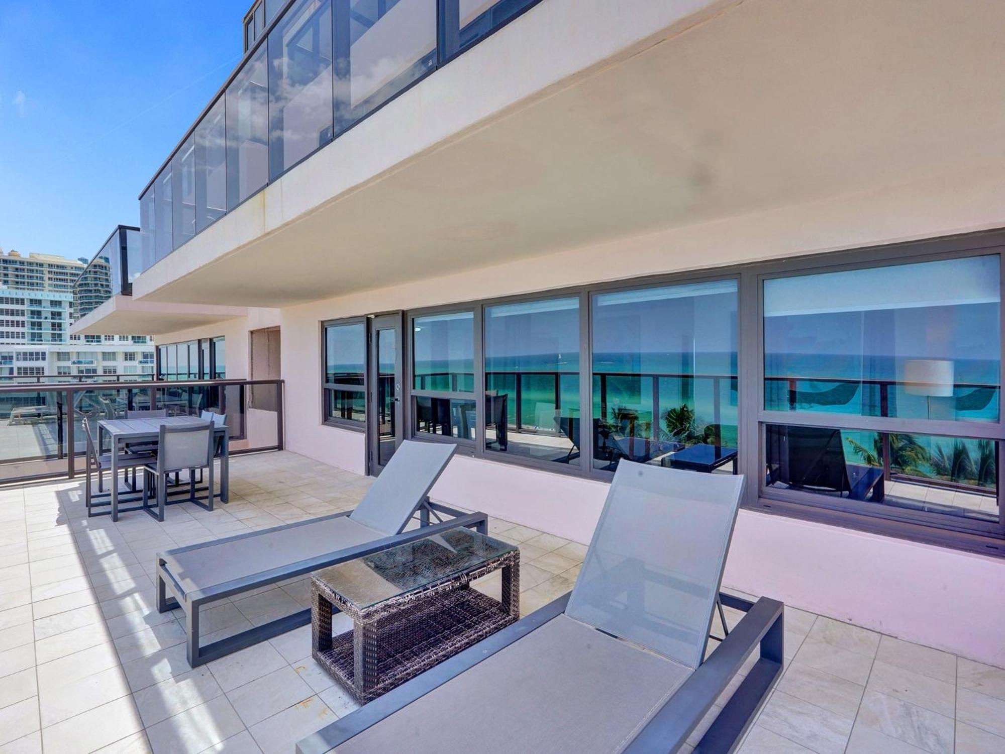 Apartment Full Ocean View Huge Private Terrace 1002 Miami Beach