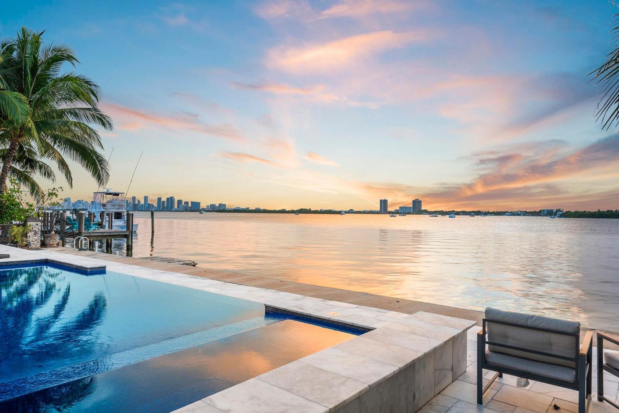 Sunset View On The Bay With Pool