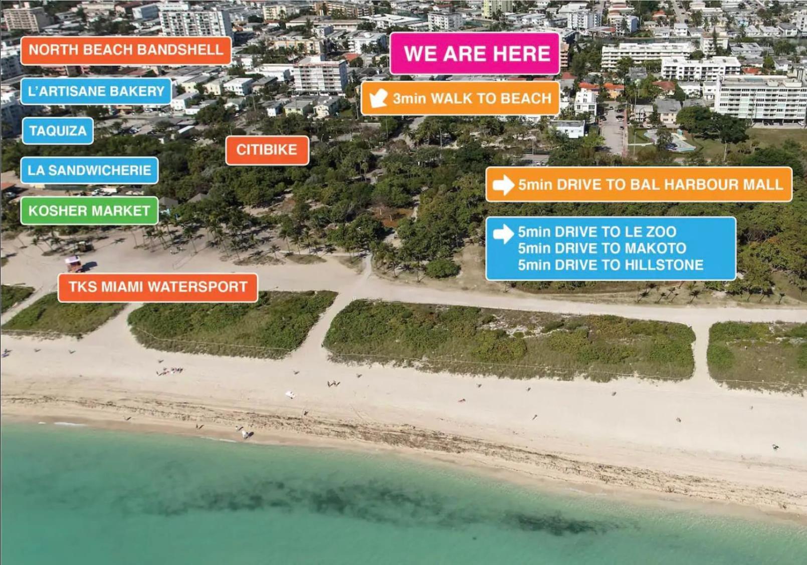 North Beach Steps To Sea Miami With Free Parking Family And Pet Friendly Apartment Miami Beach
