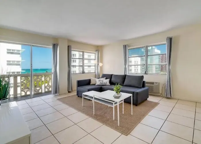 801- Miami Gem 1Br 2Ba, Balcony, Ocean Views