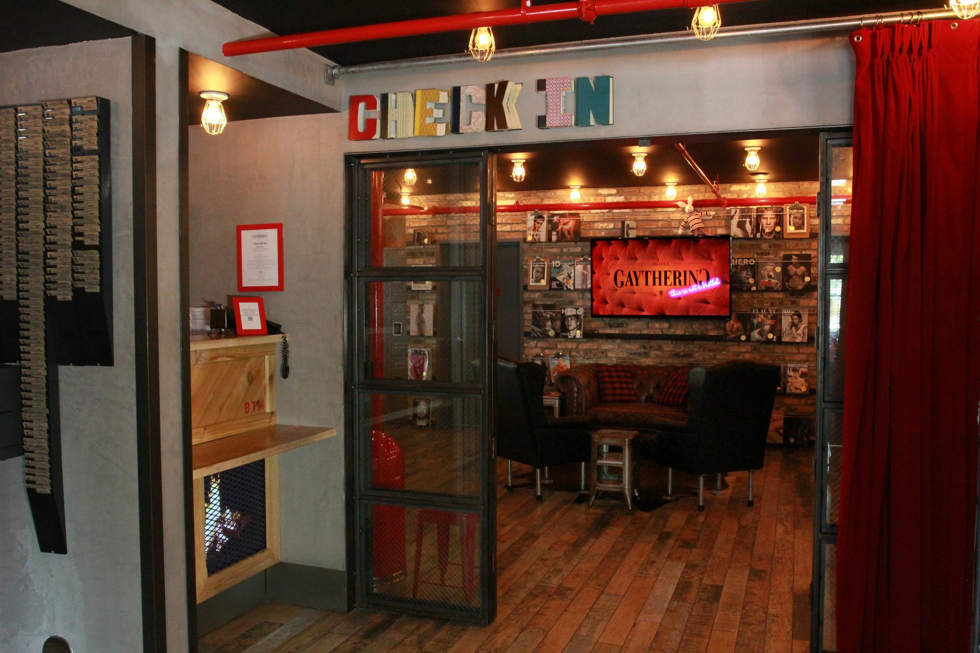 Crates At The Gaythering - Men Only Hostel